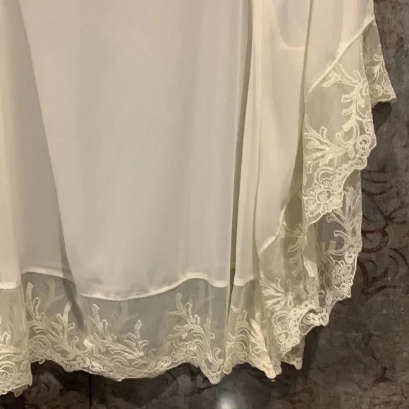 NWOT Express Poncho Type Sheer Top - Picture 2 of 5